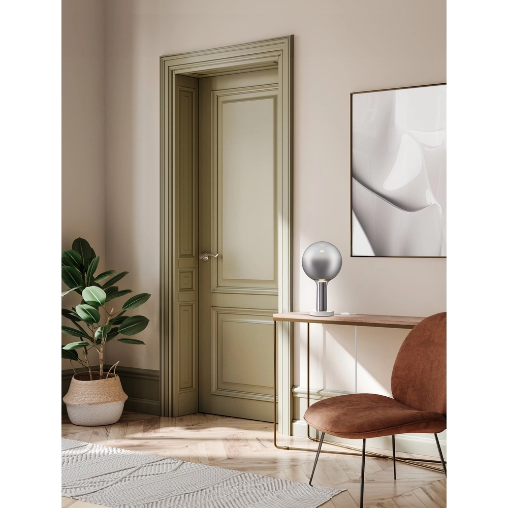 Tischlampe Nostos Rauchglas Lyora 5212017461162