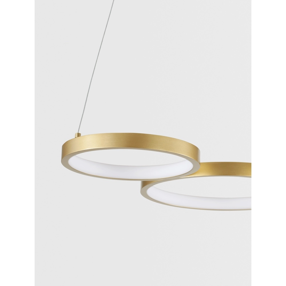 Moderne Pendelleuchte Magnus gold 55cm Lyora 5212017433176