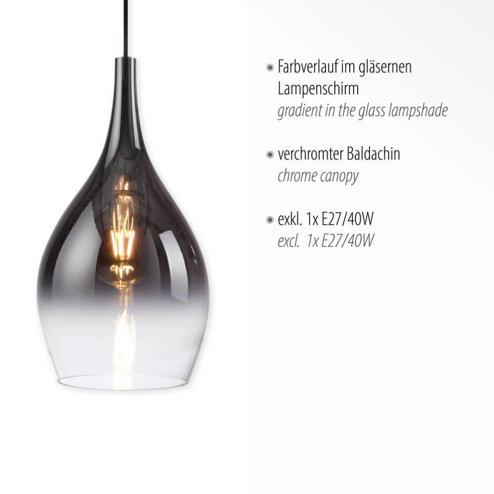 Moderne Hängelampe Pilua 1-Licht Paul Neuhaus 4012248366080