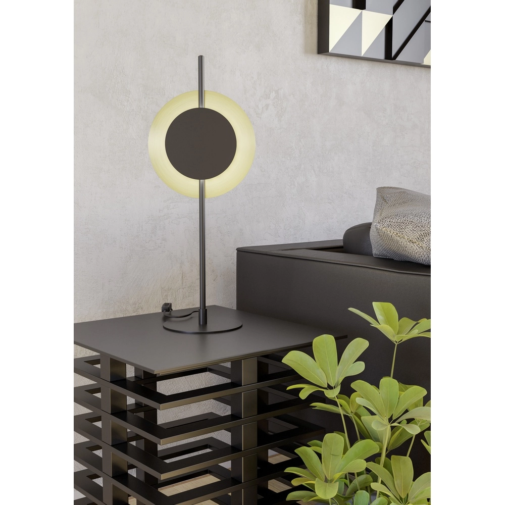 LED-Tischlampe Tocina Schwarz mit Gold Eglo 9008606292653