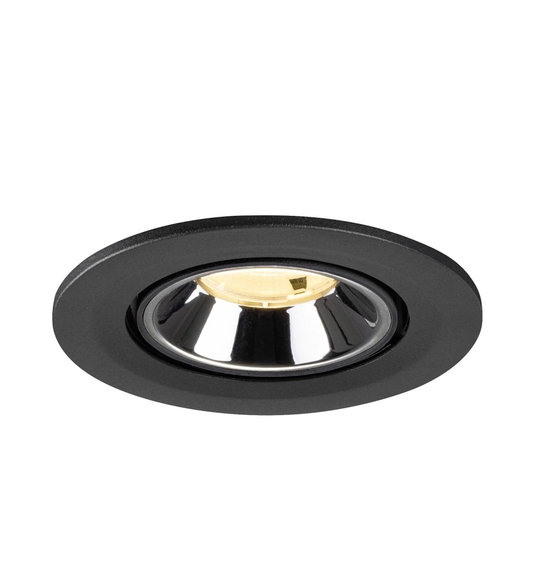 Einbau-Strahler Numinos Gimble S Schwarz/Chrom 3000K - 20gr SLV 4024163313551