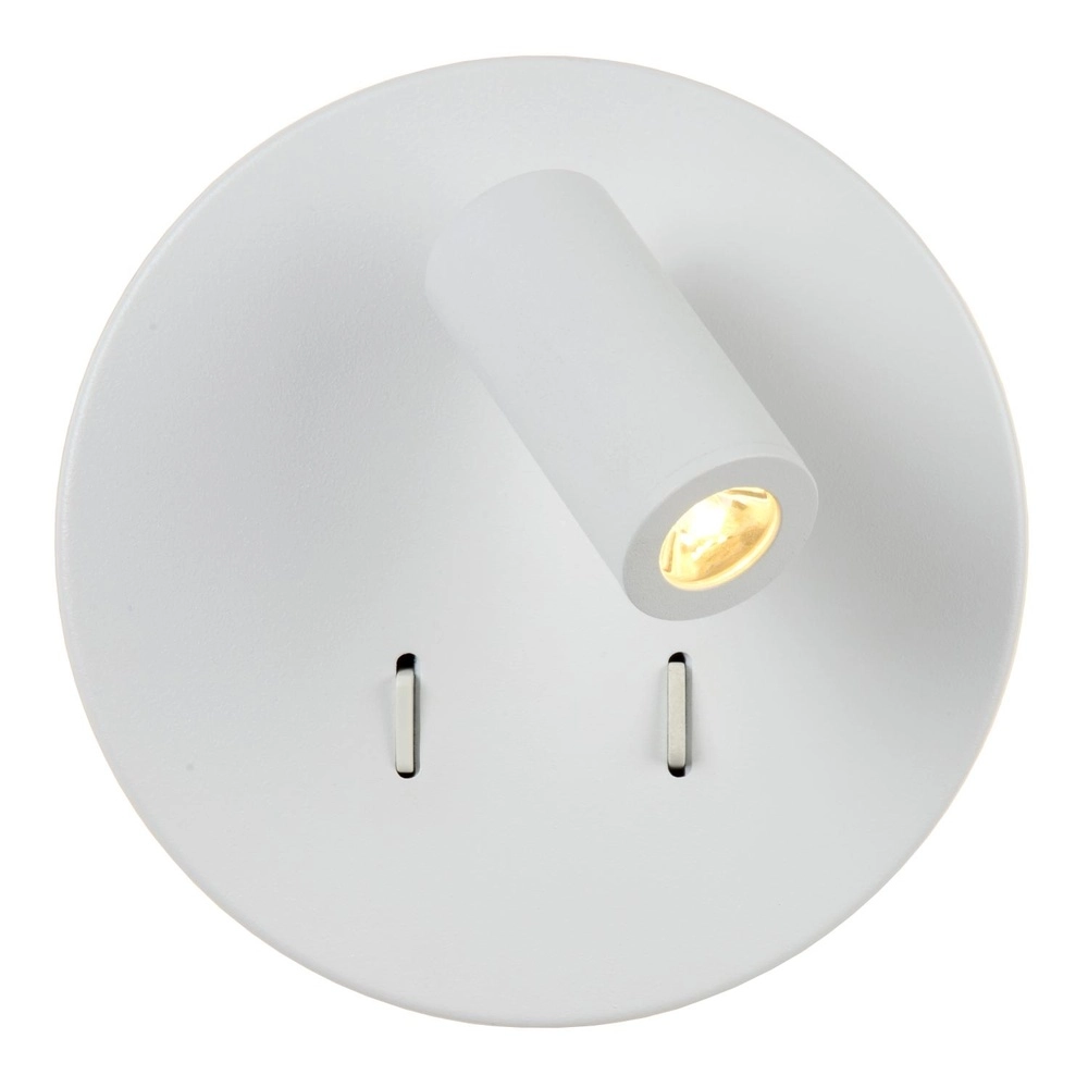 Nachttischlampe Bentjer Weiß Lucide 5411212791658