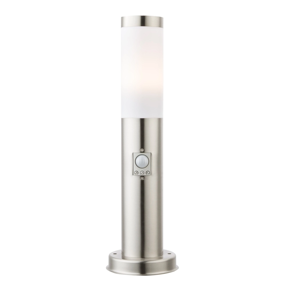 Gartenlampe Boston Led Edelstahl mit Weiß und Sensor Globo 9007371311972