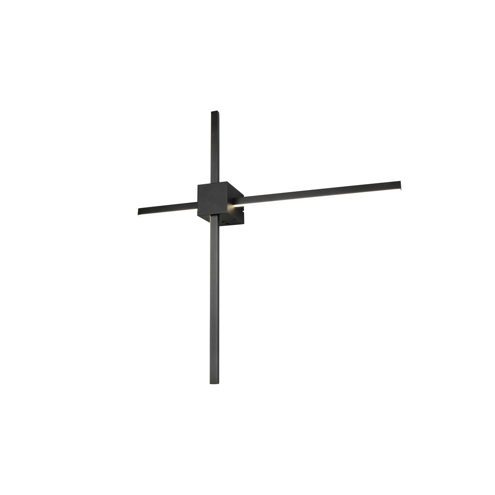 Moderne Wandlampe Cassino Schwarz 67,5 cm Trio 4017807683202