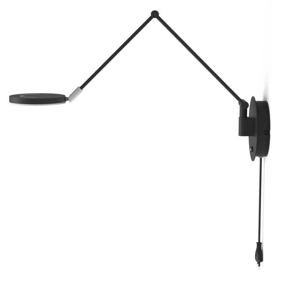 Wandleselampe Soleil Schwarz Steinhauer 8712746147469