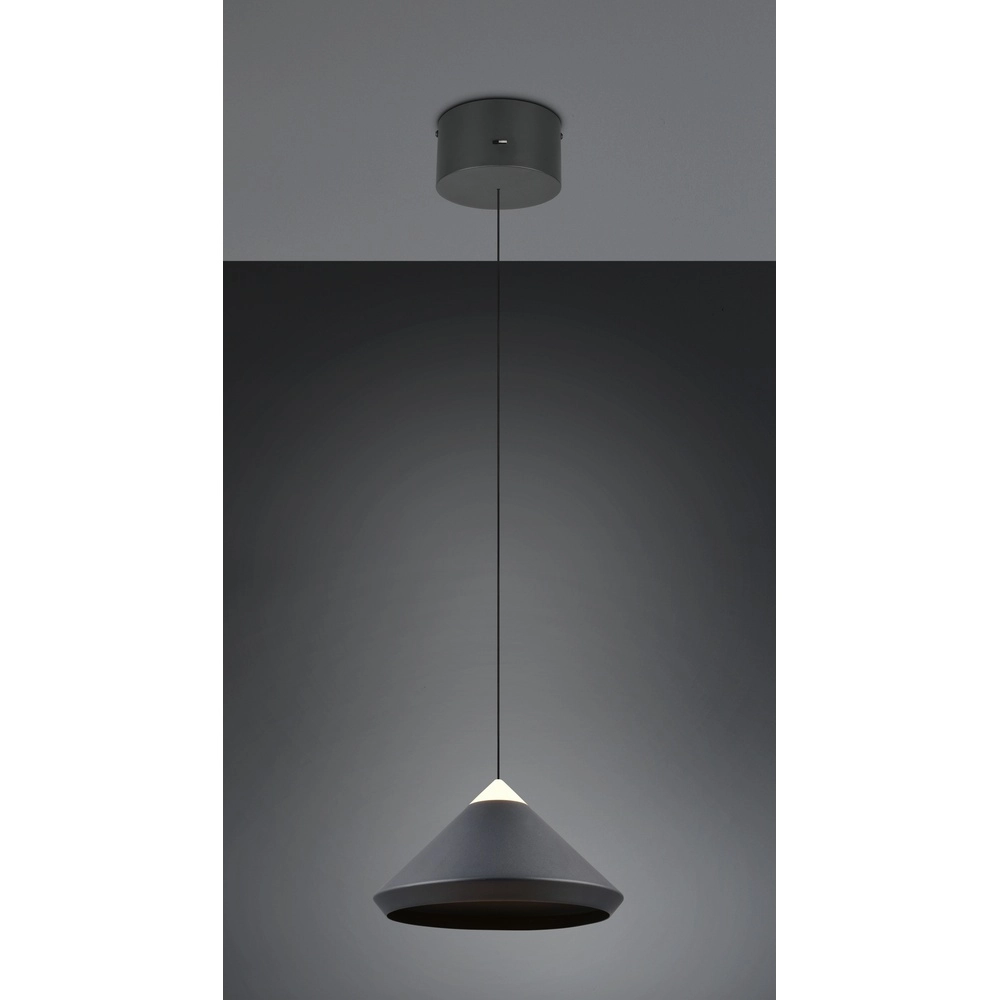 Moderne Pendelleuchte Laguna Ø 30cm schwarz