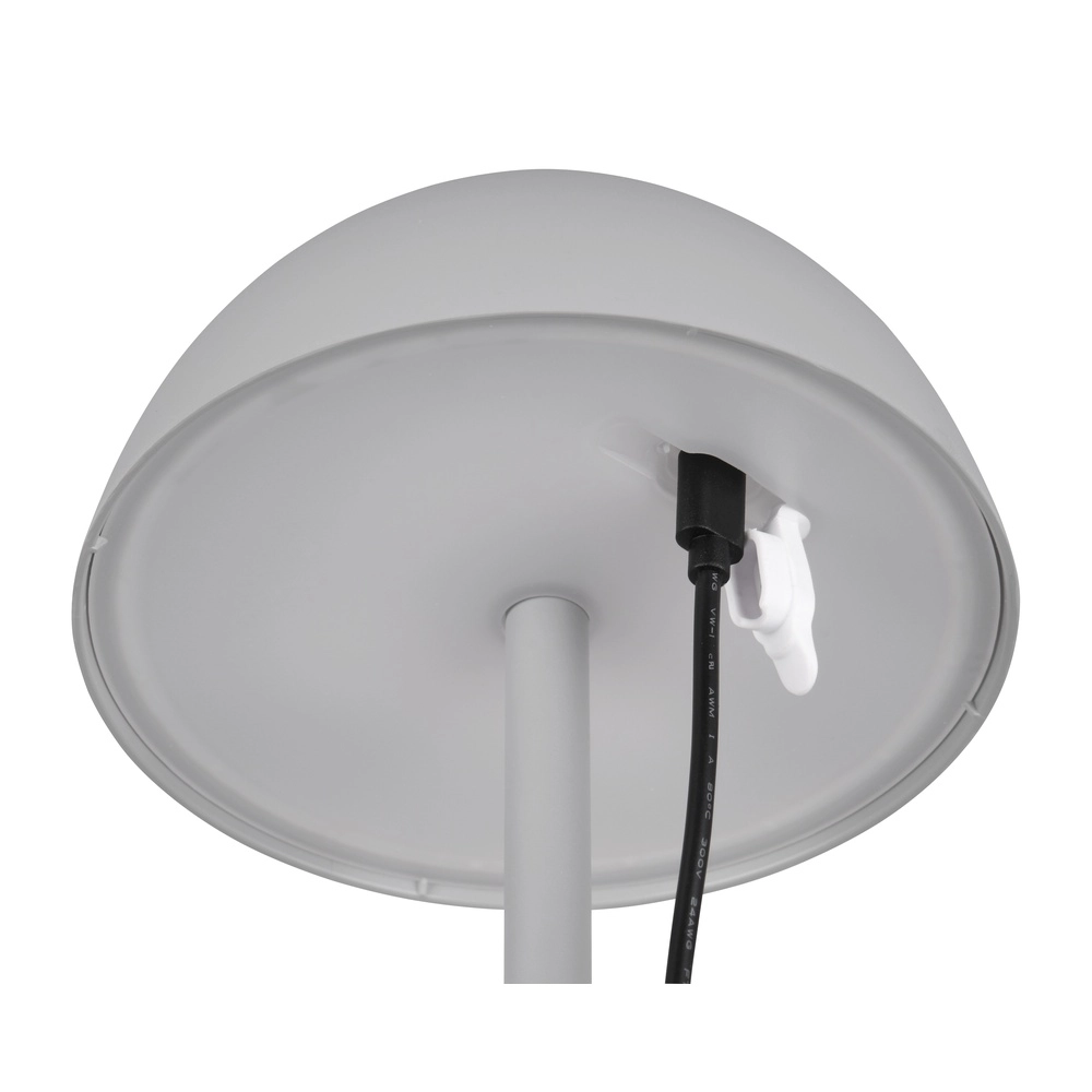 Tischlampe Ricardo grau Ø 13,5cm Trio 4017807601824