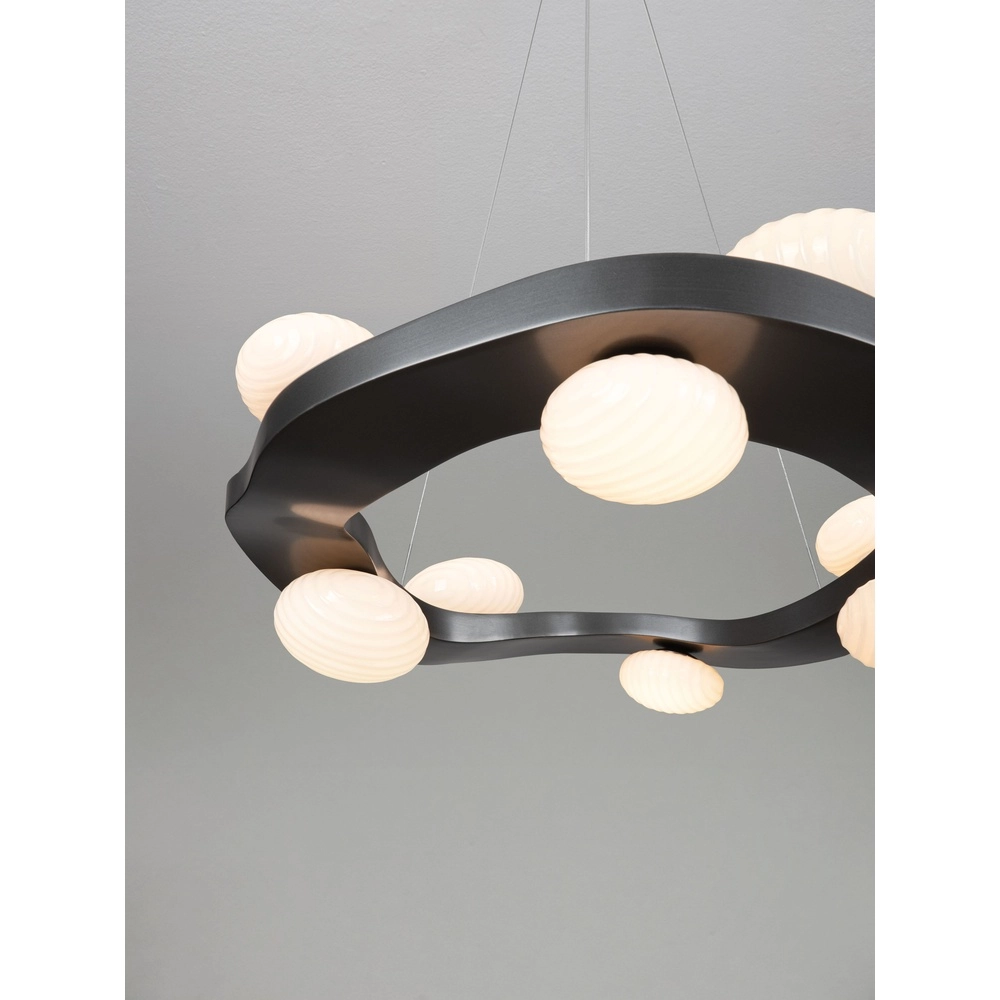 Design-Pendellampe Severo Schwarz-Weiß Lyora 5212063500365
