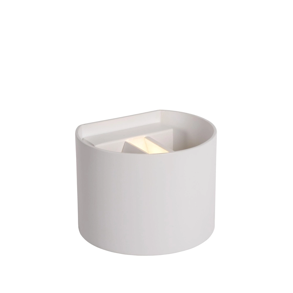 Abgerundeter Wandfleck Xio 2700K weiß Lucide 5411212091918