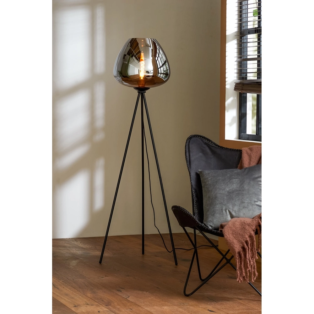 Stativ-Bodenlampe Mayson Grau Light & Living 8717807633509