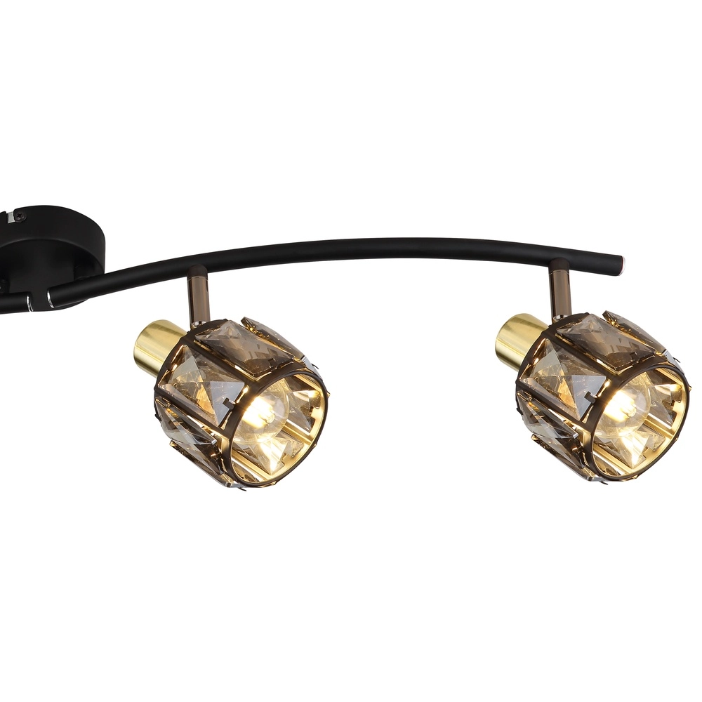 4-Licht Deckenlampe Indiana Schwarz Globo 9007371443055