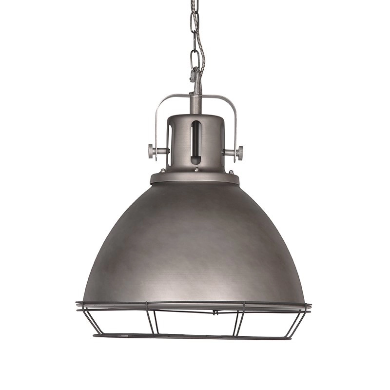 Robuste Hängelampe Spot Grid Ø 47 cm grau Label51 8718885279740