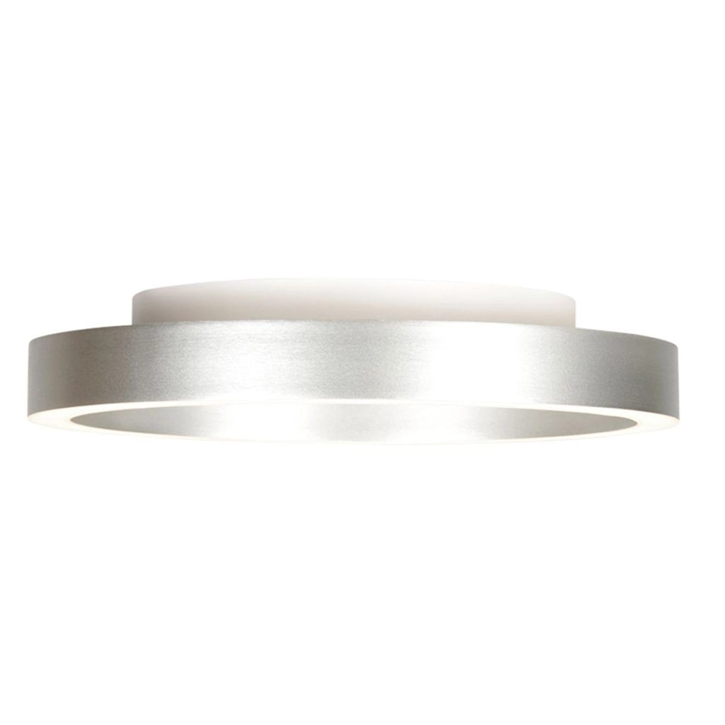 Design-Deckenlampe Ringlux gebürstetes Metall Ø 40 cm Steinhauer 8712746180930