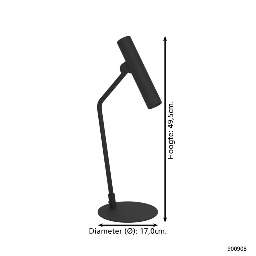 Schlanke Schreibtischlampe Almudaina LED Eglo 9008606274123