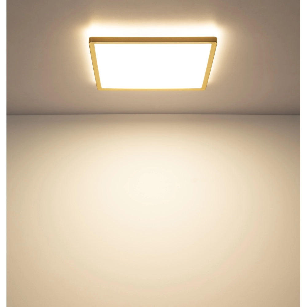 Deckenlicht Sapana Quadrat 29,4 cm Gold Globo 9007371457427