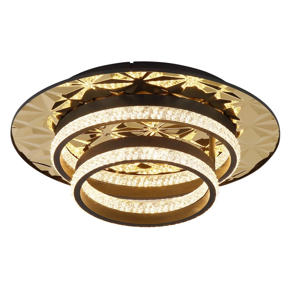 Design-Deckenlampe Della Ii Schwarz mit Gold Globo 9007371575190