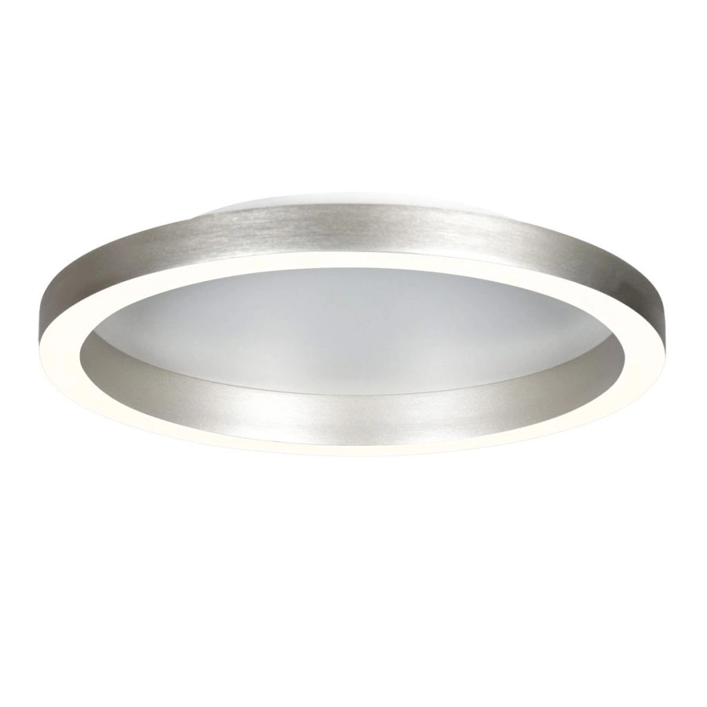 Design-Deckenlampe Ringlux gebürstetes Metall Ø 40 cm Steinhauer 8712746180930