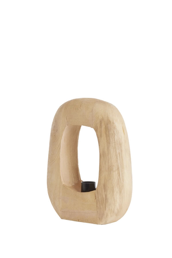 Leichte Tischlampe aus Holz Kelafo 24 x 30cm Light & Living 8717807701093