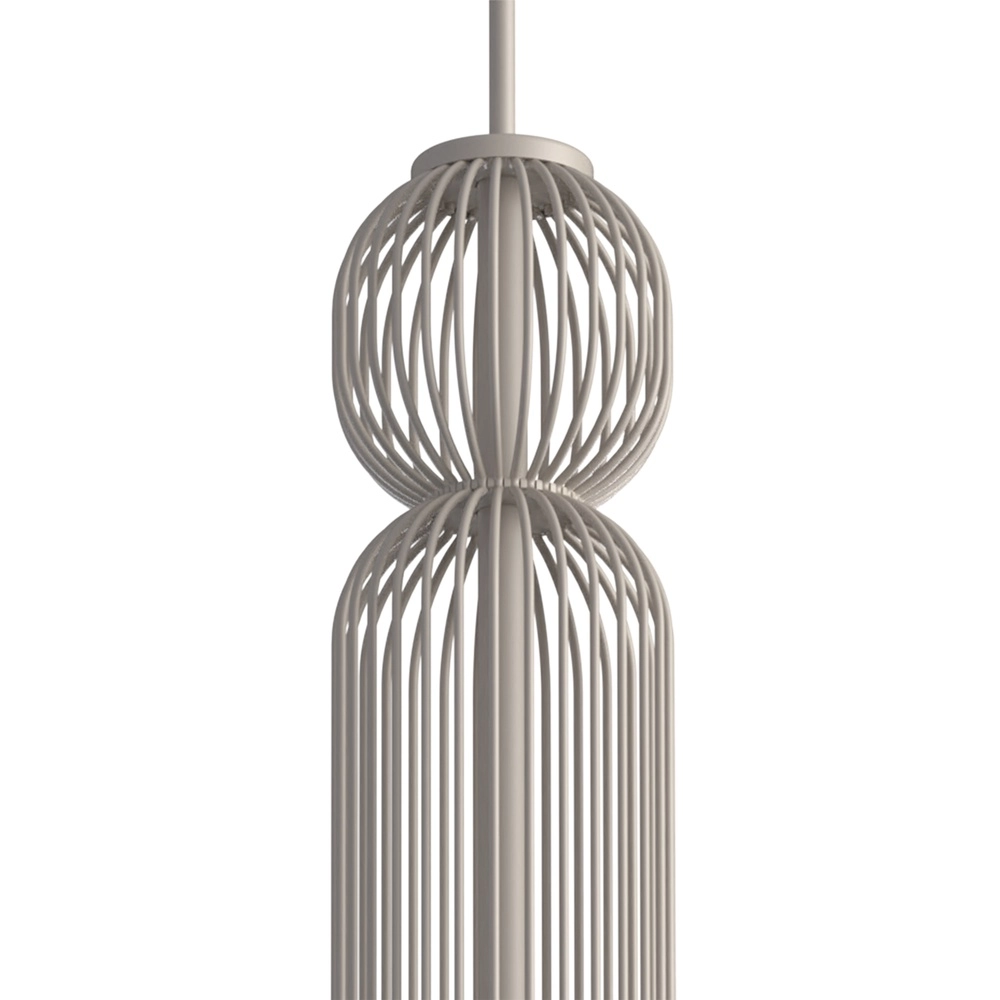 Pendellampe Singles 65 cm sandbraun Lyora 5903139121927
