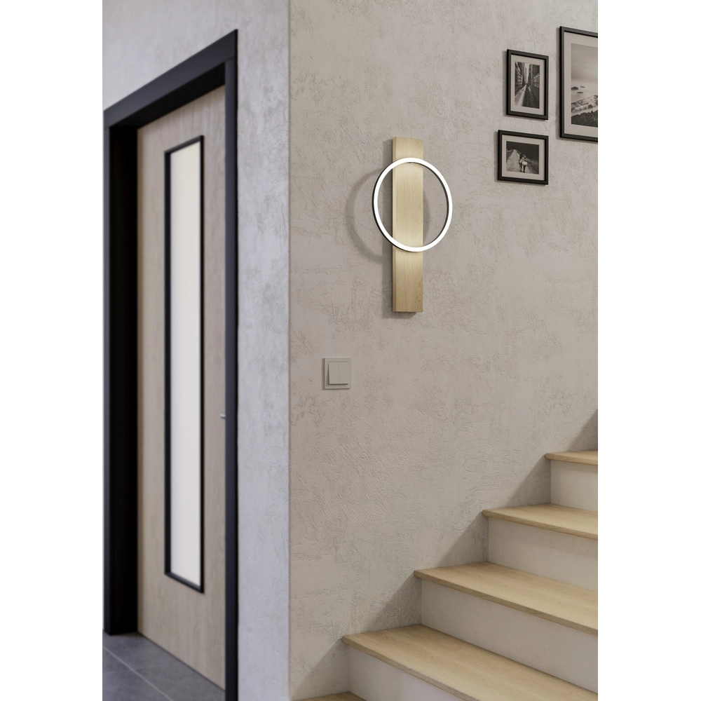 Wandlampe Boyal LED – mit Holzoptik Eglo 9008606327225
