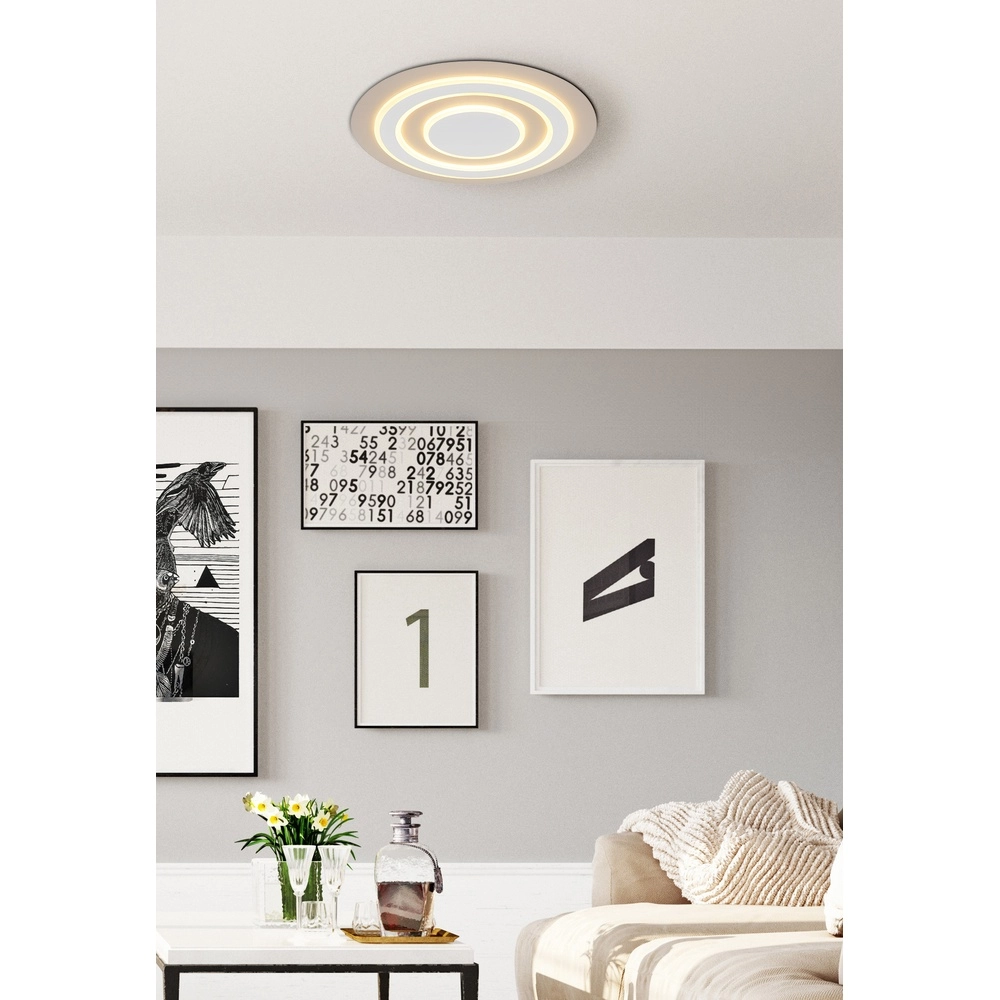 Design-Deckenleuchte Jayden sandbraun Ø 48cm Globo 9007371586004