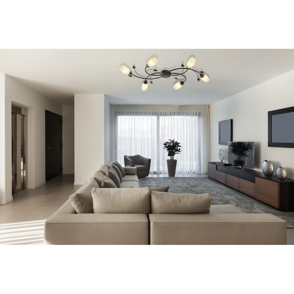 Deckenlampe Venezia Rostbraun Globo 9007371484577