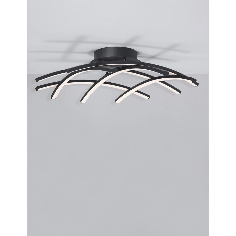 Deckenlampe Narvi schwarz