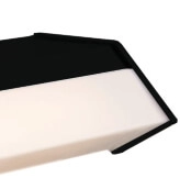 Spiegel Wandleuchte Mirror 88 cm schwarz Artdelight 8719831736515