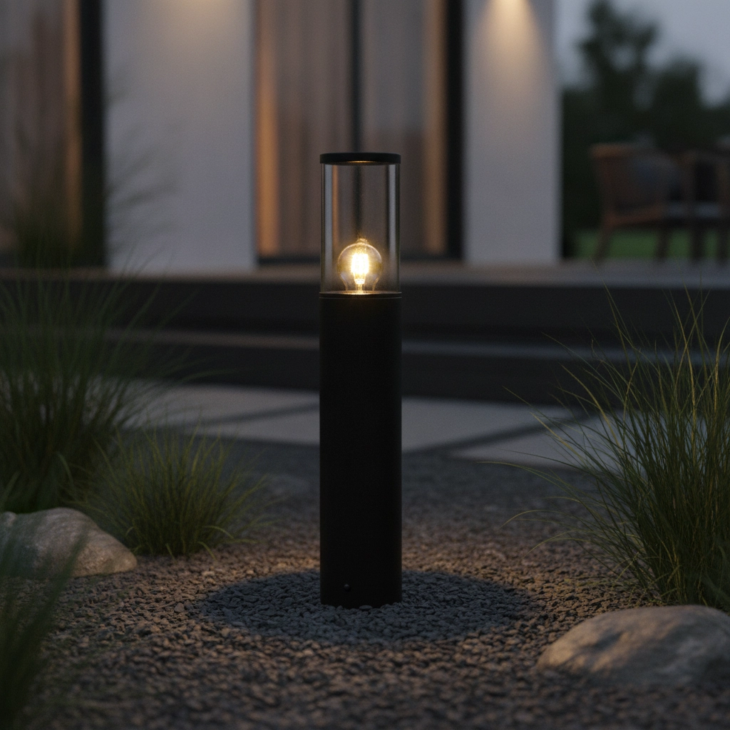 Design-Gartenleuchte Zosia grau 50cm