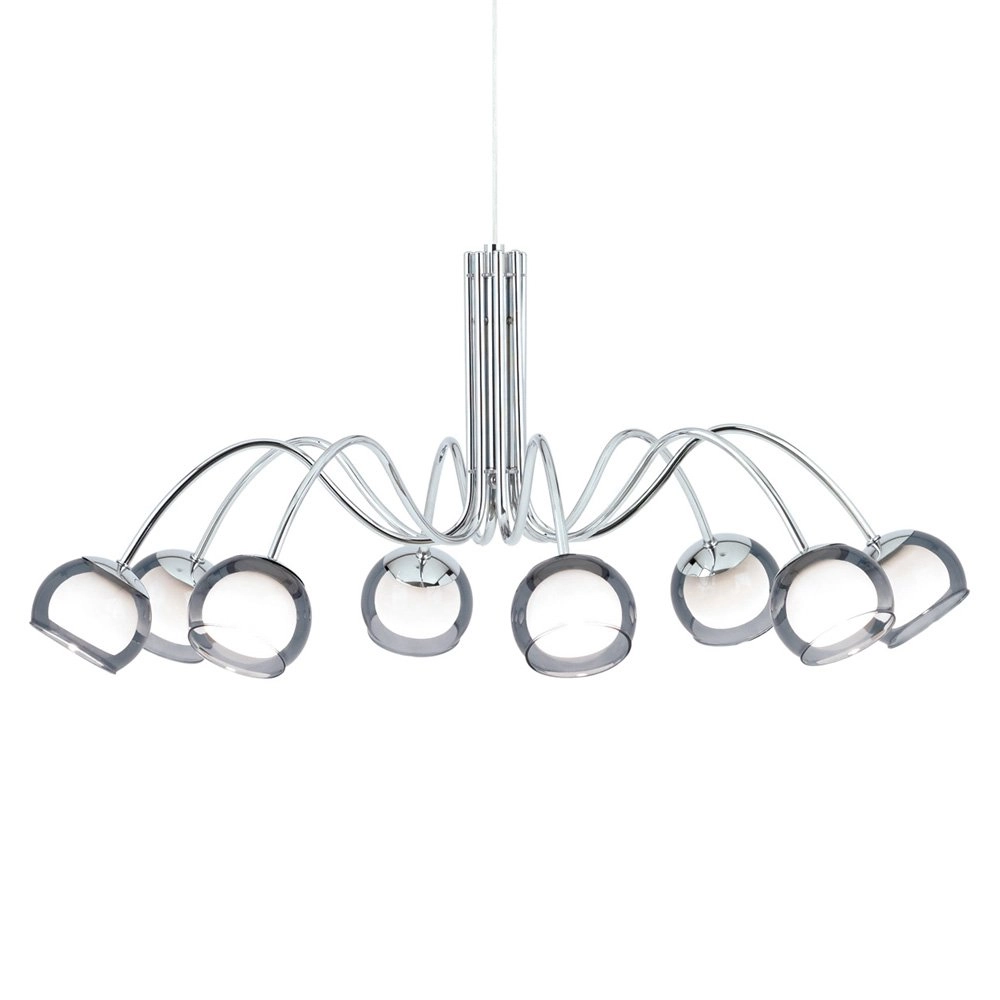 Hängelampe mit 8 Leuchten Malagon Chrom Stars of Light 9002759391492