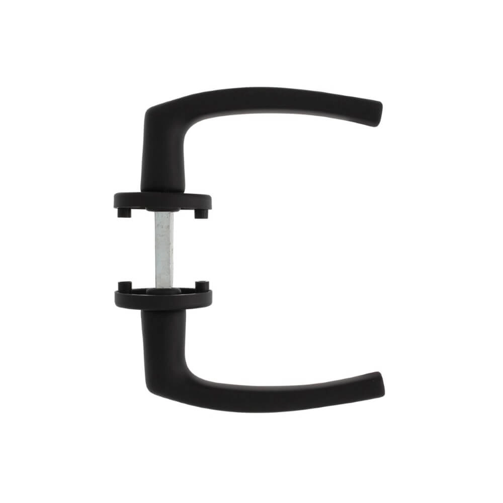 Türklinke Denham aluminium schwarz Ø 5cm Intersteel 8714186505182