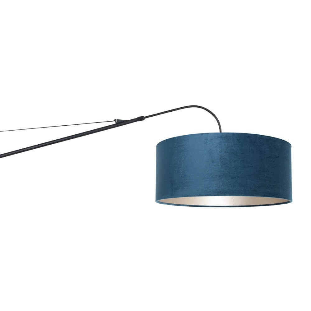 Verstellbare Wandleuchte Elegant Classy schwarz mit blau Steinhauer 8712746147322