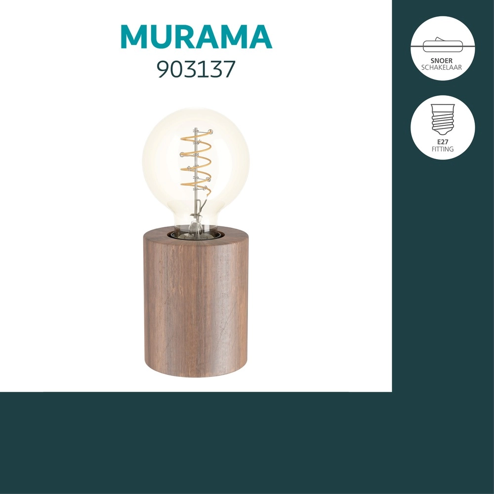 Tischlampe Murama Holz