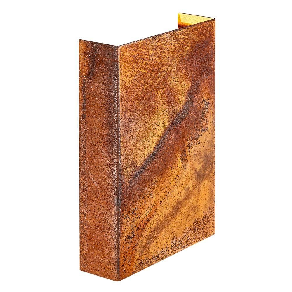 Wandleuchte rostbraun Fold Breite Bauform