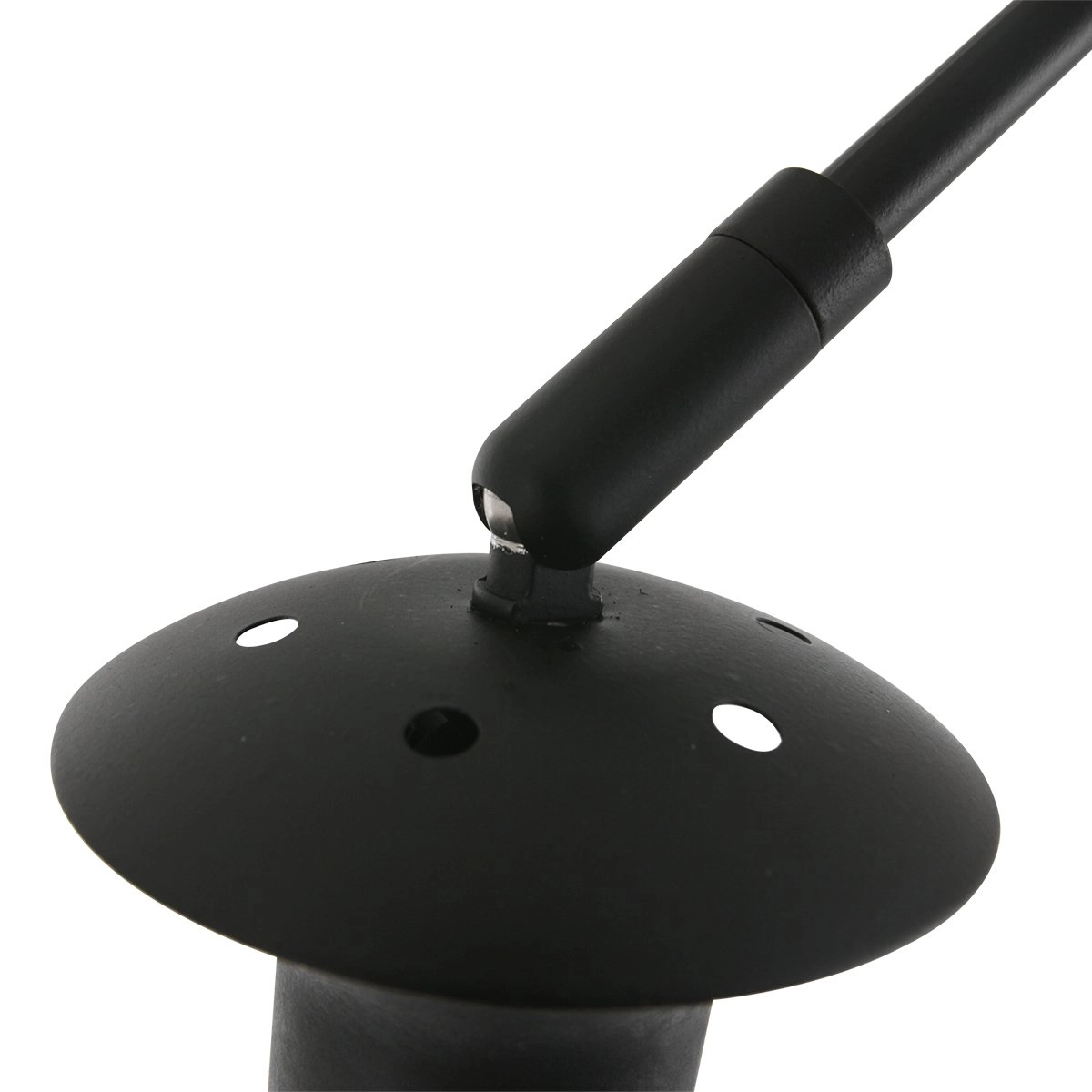 Wandbogenlampe Sparkled schwarz mit weißer Kapuze Steinhauer 8712746146653