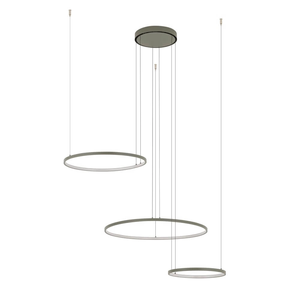 Design-Pendelleuchte Circolo LED olivgrün Lyora 5903139113984
