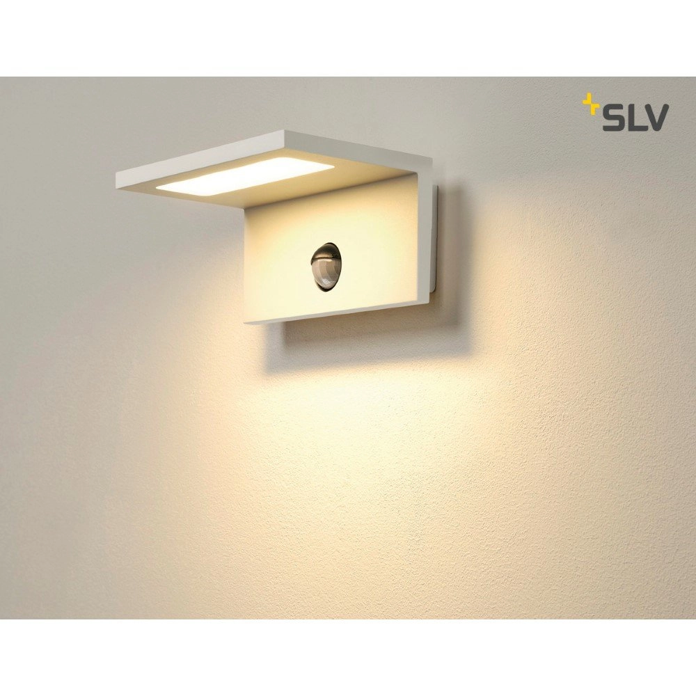 Wandleuchte Led Sensor Mit Bewegungssensor weiß SLV 4024163221993