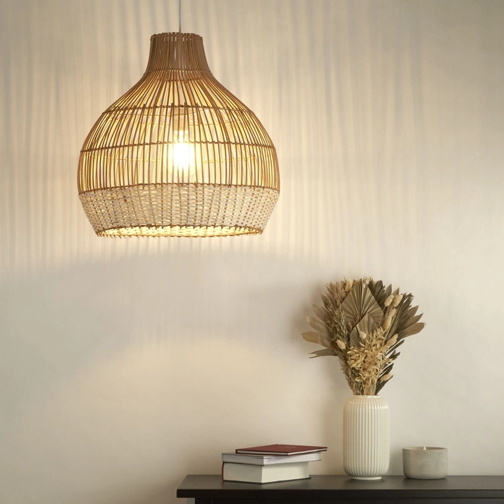 Skandinavische Pendelleuchte Bali Ø 50cm Searchlight 5053423307053