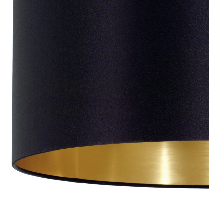 Pendelleuchte Maserlo 53 cm schwarz mit gold Eglo 9002759316051