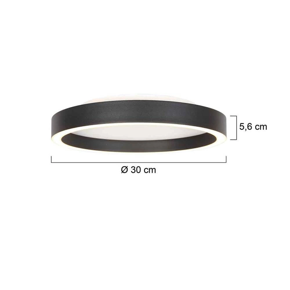 Design-Deckenleuchte Ringlux Ø 30cm Steinhauer 8712746176612