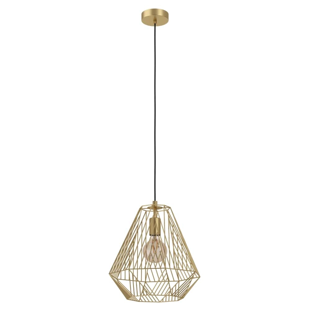 Goldene Drahtlampe Stype Ø 33cm Eglo 9002759436957