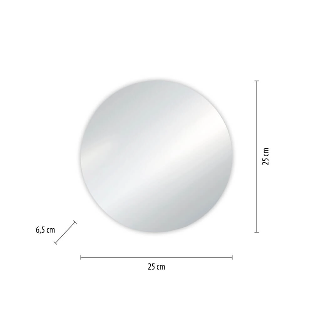 Design-Wandleuchte Akku Puntua Ø 25cm Chrom Paul Neuhaus 4012248375839