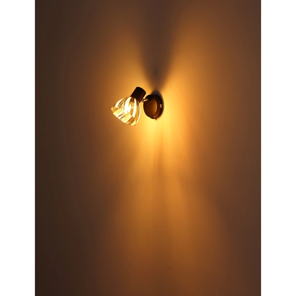 Wandlampe Zachery Schwarz Globo 9007371528493