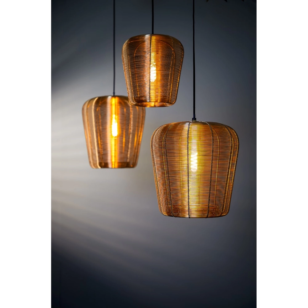 Goldene Pendellampe Adeta Ø 28cm Light & Living 8717807601027