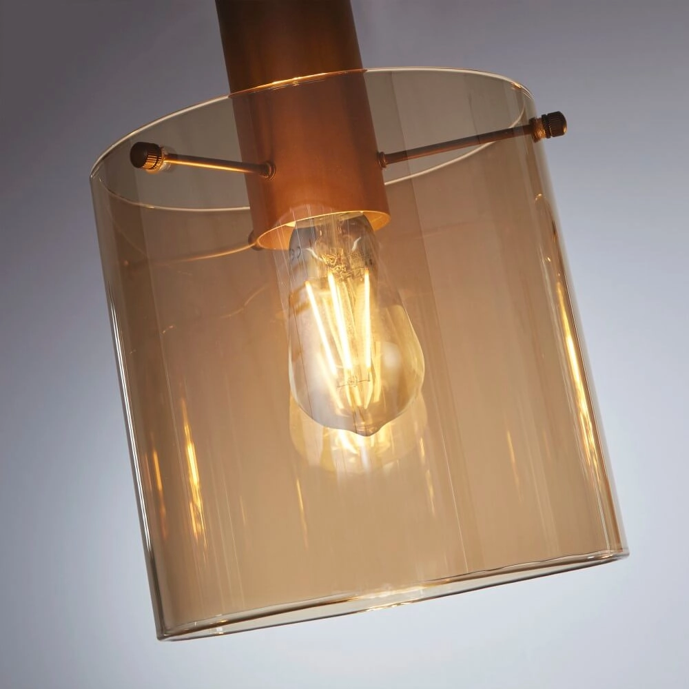 Braune Hängelampe Sweden 4-Licht Searchlight 5053423244358