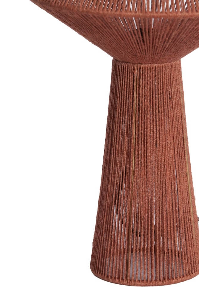Rote Tischlampe Fugia Ø 36cm Light & Living 8717807701833