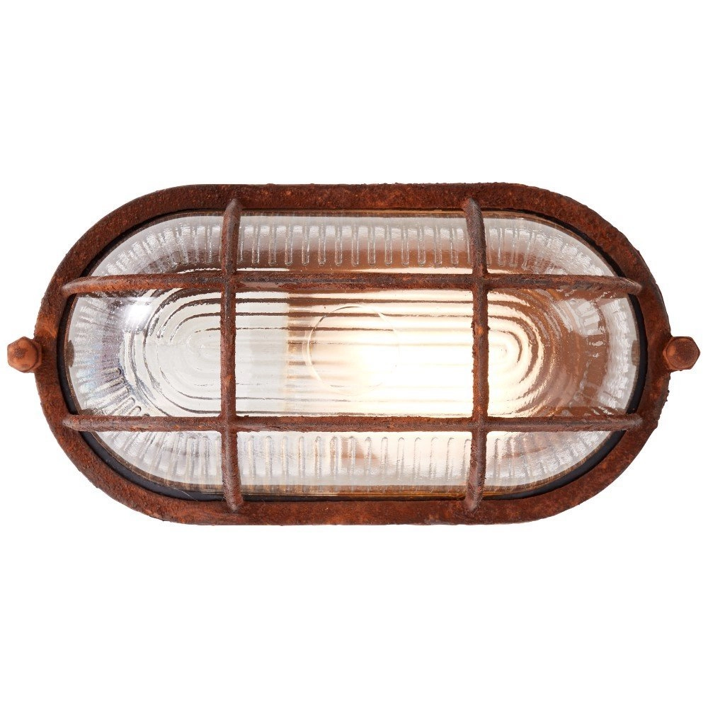 Decken- oder Wandleuchte Bobbi 21 cm rostbraun Brilliant 4004353301650