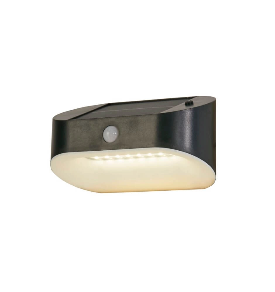 Anthrazitfarbene Wandleuchte Solar Design Searchlight 5053423241456