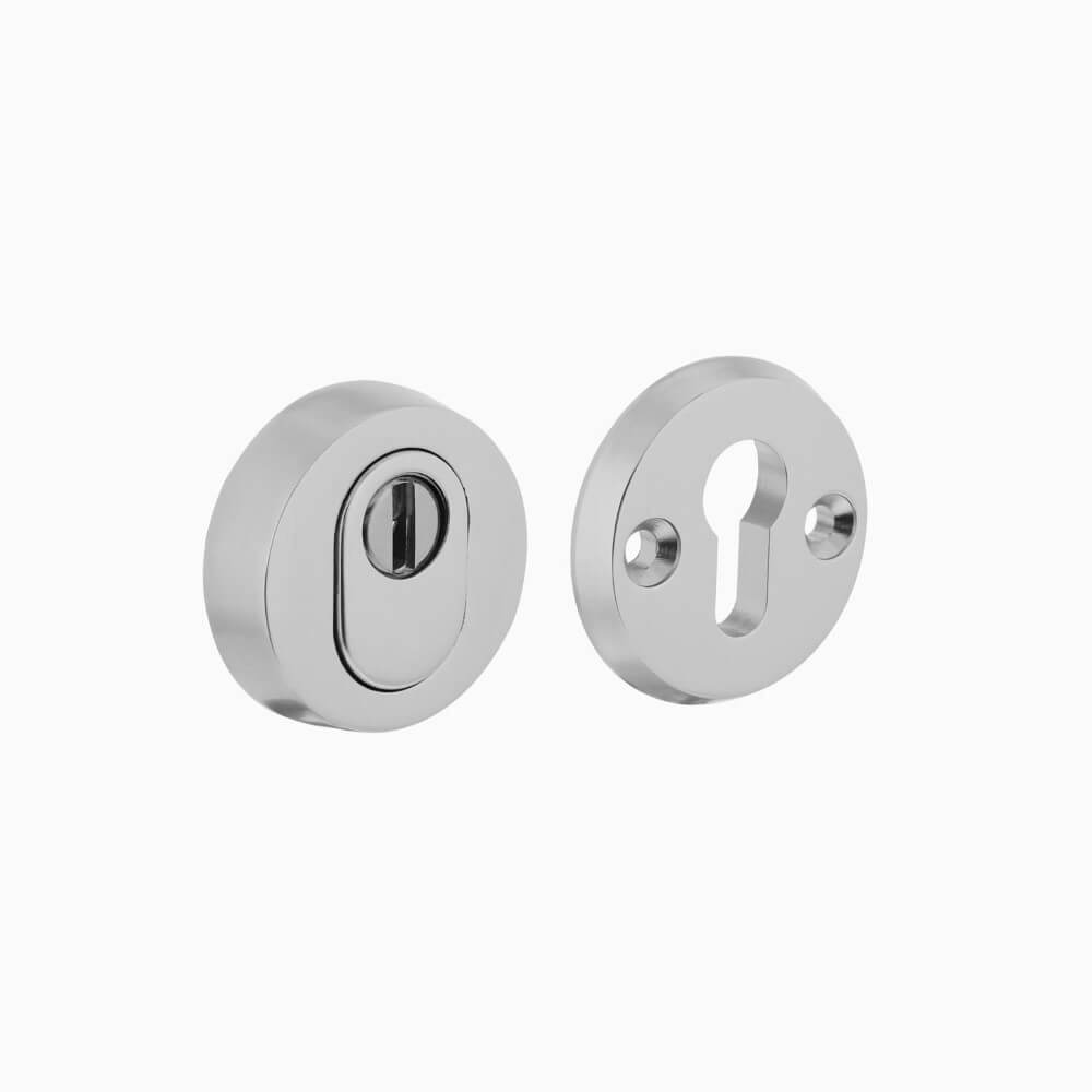 Sicherheitsrosette Salus runder Kernzugschutz Aluminium Intersteel 8714186447680