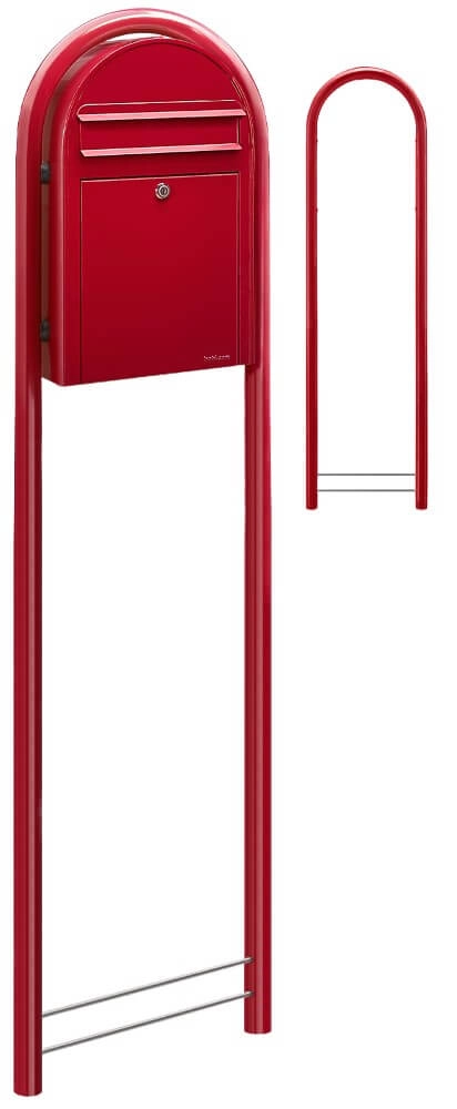 Briefkasten Classic S 3001 Hellrot Bobi 6417237039057